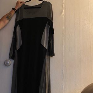 Long dress with long sleeves NWOT